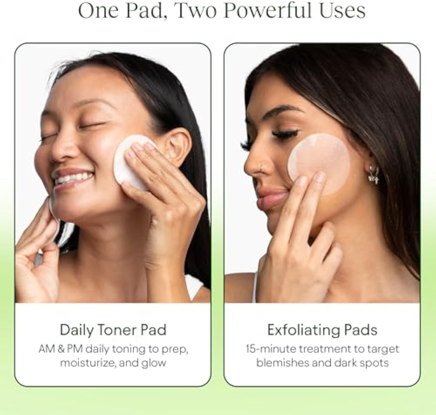 JiYu Korean Skincare Anti-Aging Toner Pads with Snail Mucin, Centella Asiatica, Niacinamide, Peptide Complex - 100 ct.