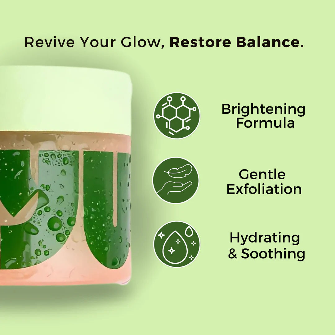 JiYu Korean Skincare Anti-Aging Toner Pads with Snail Mucin, Centella Asiatica, Niacinamide, Peptide Complex - 100 ct.
