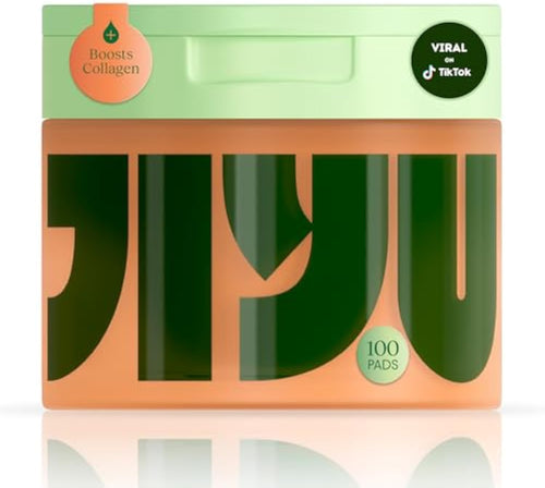 JiYu Korean Skincare Anti-Aging Toner Pads with Snail Mucin, Centella Asiatica, Niacinamide, Peptide Complex - 100 ct.